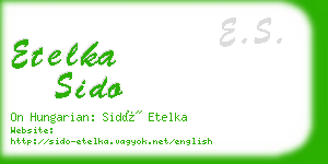 etelka sido business card